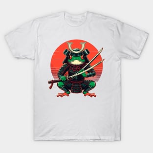 Samurai Warrior Frog T-Shirt